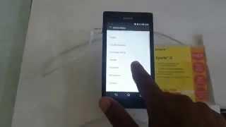 Sony Xperia C Flashlight test