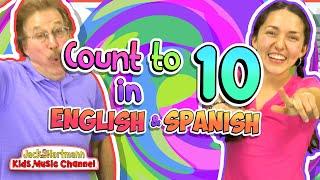 Count to 10 in English and Spanish  Jack Hartmann