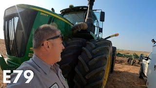 E79  John Deere Technician Repairs 9520 Tractor with DPF Emission Codes