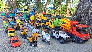 Mobil Truk Tronton Panjang Bongkar Mobil Mobilan Truk Molen Besar Kereta Excavator Mobil Balap