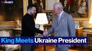 Ukraine President Meets King Charles In The UK