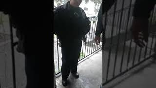 #copgetowned        Baytown police trying to enter a home without a warrant