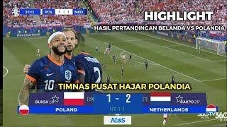 BELANDA COMEBACK 1-2 Hasil pertandingan Polandia vs Belanda EURO 2024
