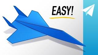 How to Make an EASY SU-57 Paper Jet that Flies REALLY Well — Paper Airplane Tutorial