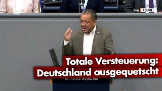 Totale Versteuerung Deutschland ausgequetscht