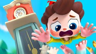 Dont Climb Up High Baby  Hickory Dickory Dock  Safety Tip  Nursery Rhyme & Kids Song  BabyBus