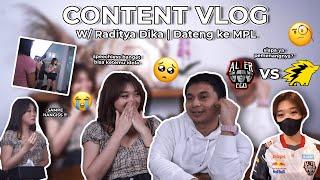 vlog  - ketemu Raditya Dika sampe nangis + MPL vlog Onic vs AE 