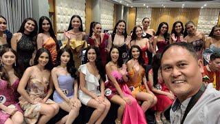 Mutya ng Pilipinas 2022 candidates Margaret Rodrigo  taking picture in Citadines Bay Hotel Pasay