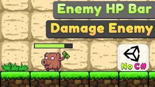 How to create Enemy HP Bar - Unity Visual Scripting Tutorial