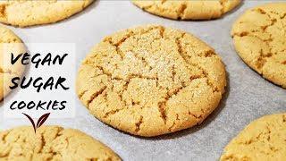 THE BEST VEGAN SUGAR COOKIES RECIPE EVER l No vegan butter l One Bowl l Quick & Easy