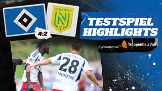 HIGHLIGHTS TORE & INTERVIEWS  HSV vs. FC Nantes I präsentiert von Treppenbau Voß