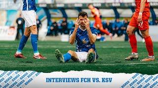 Interviews nach dem Spiel gegen Holstein Kiel  2. Bundesliga