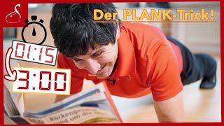 Verdopple deine Planking-Bestzeit Mit einem genialen Trick