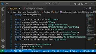 Java Apache PDFBox Tutorial to Create & Modify PDF with Images Text & Adding Watermarks Full Course