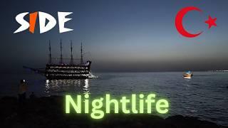 Side Nightlife   #türkiye #manavgat #side #antalya #4k #nightlife #bigkral
