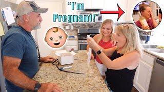 TELLING OUR FAMILY WERE PREGNANT *Pregnancy Reactions*