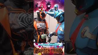 Kaman Rider Ghost mau memberikan kekuatan ke pada kapten justice