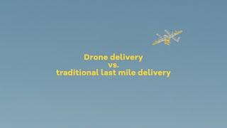 Drone delivery vs traditional last mile delivery  Wing