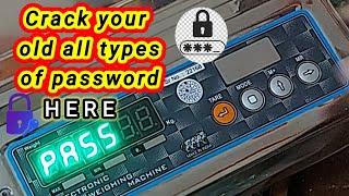 how to Crack password for any Weighing scale