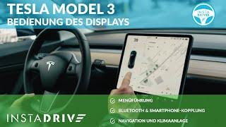 Tesla Model 3 Displaybedienung Menüführung - Tesla Kurzanleitung INSTADRIVER