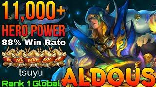 11k MMR Aldous with 88% Win Rate Build - Top 1 Global Aldous by tsuyu - Mobile Legends