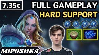 7.35c - Miposhka CRYSTAL MAIDEN Hard Support Gameplay - Dota 2 Full Match Gameplay