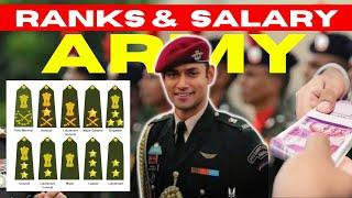 Army Ranks and Salary 2024  Real Salary of an Indian Army Officer