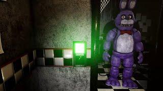 BONNIE CAME FOR ME FREE ROAM FNAF 1 2nd night PASSING CNAF1