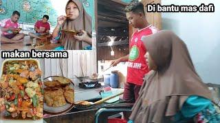 Masak Oseng Udang Di Bantu Mas Dafi