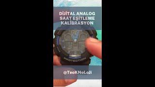 #Casio #Saat #analog #dijital saat farklı ise #kalibrasyon ayarı #calibration #shorts