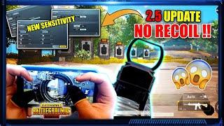 2.5 Update   This Sensitivity Gives You 0 Recoil  Best Sensitivity For BgmiPubg MobileKr Pubg