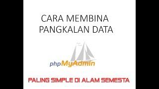 Membina pangkalan data Menggunakan PHPMYADMIN