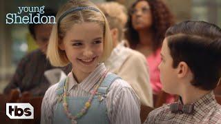 Young Sheldon Paige Bumps Into Sheldon At The Museum Season 2 Episode 7 Clip  TBS