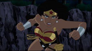 Wonder Woman DCAU Powers and Fight Scenes - JLU and Justice League vs The Fatal Five