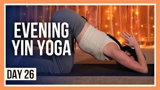 20 min Yoga for Flexibility – Day #26 BEDTIME YIN YOGA CLASS