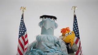 Happy Presidents Day from Sam Eagle and Scooter  The Muppets