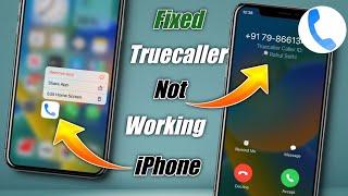 Truecaller Not Showing Name During Call In iPhone  How To Use Truecaller In iphone  Truecaller iOS