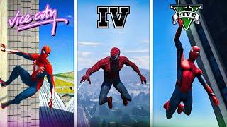 Evolution Of Spiderman in GTA Games