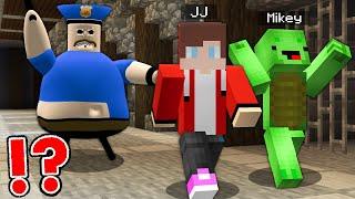 JJ And Mikey Escape From Scary Barry From PRISON - Minecraft Maizen Challenge