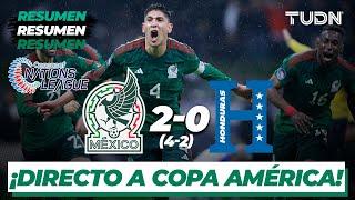 Resumen y goles  México 2-0 Honduras  Concacaf Nations League  Presentado por Bodegas Alianza