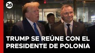 EEUU  Trump se reunió con el presidente de Polonia