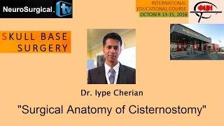 Dr.  Iype Cherian Surgical Anatomy of Cisternostomy