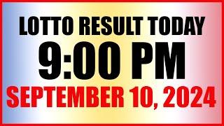 Lotto Result Today 9pm Draw September 10 2024 Swertres Ez2 Pcso