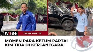 Gaya Para Ketum Parpol Koalisi Indonesia Maju saat Tiba di Kertanegara  tvOne Minute