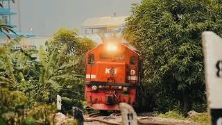 Cinematic in stasiun yang paling ujung di Pulau Sumatra Stasiun Tarahan