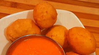 West African Akara & Spicy Sauce  Black Eyed Peas Fritters - Steven Heap