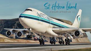 Real 737 Captain Flying the Felis Boeing 747-200 Classic to St Helena  X-Plane 12