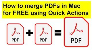 Merge PDF for free on Mac  Combine 2 PDFs into 1 with 2 clicks