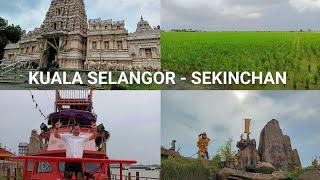 Sri Shakti Temple  Sekinchan  Kuala SelangorSky Boat Cafe  Monkey God Temple  Thai Food Dinner