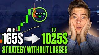 With 165$ to 1025$  BINARY OPTIONS STRATEGY 80% WITHOUT LOSSES  Pocketoption  Binary trading